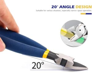 [ 1Pcs- Cutting Pliers ] Diagonal Cutting Pliers 5/6 Inch Wire Stripping Tool Side Cutter Cable Burrs Nipper Electricians DIY Repair Hand Tools (Random Color) (5 inches)-B0FGVDY3F8