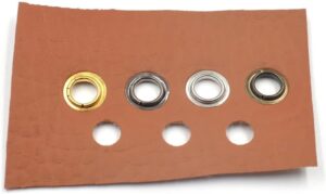 50 Sets Metal Eyelet Grommet Ring Kit for Garment Canvas Sewing Accessories Silver sutable for curtains clothes shoes Belts Extra ((Iner Dia. 15mm-Outer Dia 26mm) Golden C02)-B0FH9TMWP8