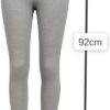 Shop offer Women's Classic Naylon 70% Lycra 30% Leggings, 4Cm High Waist, Heather Grey, Full (Length 92Cm) Free Size-B0FGJ4HTMC