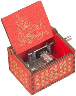 1Pcs Handy Music box Gifts for happy birthday wooden Randomly Shape (Random Color) (C)-B0DJN54JYW