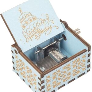 1Pcs Handy Music box Gifts for happy birthday wooden Randomly Shape (Random Color) (J)--B0DJN4LCPS