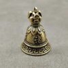Brass Chinese 12 Zodiac Animals Heads Bell Keychain Pendants Jewelry Vintage Copper Feng Shui Car Key Chain Hanging Keyring Gift-B0FHLH4DB4