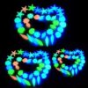 Glow in the Dark Pebbles for Walkways Decor, Outside Bulk Glow in the Dark Rocks for Outdoor Fairy Garden, Glowing Stones for Driveway, Fish Tank Aquarium Glow Decorations Gravel,Solar 50Pcs-B0FH7HPM95