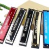 Professional 24 Hole Harmonica Play Double Row C-key Harmonica Beginner Tremolo Harmonica Jazz Folk Harmonicas Children Gift (Red)-B0FGRPK78F