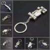 Keychains For Men Car Bag KeyRing Air Plane Model Fighter Toy Air Plane Model Fighter Aircrafe Travel Fashion Gift 1Pcs-B0DKDKKQJZ
