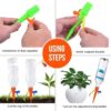 Plant Waterer Adjustable Self Irrigation Watering Drip 1 Pcs Plant self watering Spikes System with Slow Release Control Valve Switch Automatic Watering System for Outdoor Indoor-B0FGDRQXR2