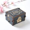 1Pcs Handy Music box Gifts for happy birthday wooden Randomly Shape (Random Color) (J)--B0DJN4LCPS