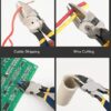 [ 1Pcs- Cutting Pliers ] Diagonal Cutting Pliers 5/6 Inch Wire Stripping Tool Side Cutter Cable Burrs Nipper Electricians DIY Repair Hand Tools (Random Color) (5 inches)-B0FGVDY3F8