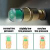 Eye Alert Car Tire Pressure Monitor Valve Stem Cap Sensor Indicator - Golden Set of 4 Pieces-B0FGWV9L2F