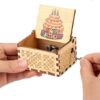 1Pcs Handy Music box Gifts for happy birthday wooden Randomly Shape (Random Color) (J)--B0DJN4LCPS