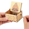 1Pcs Handy Music box Gifts for happy birthday wooden Randomly Shape (Random Color) (C)-B0DJN54JYW