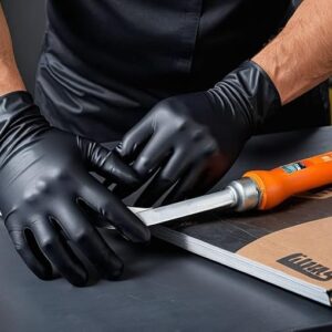 61sG4L0sAlL._AC_SX679_ (B0FG361PFH) Black Vinyl Gloves - 100pcs (All size)