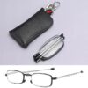[1Pcs] Portable Folding Reading Glasses очки with Keychain Case Anti Blue Light Presbyopic Women Men Ultralight Hyperopia Eyeglasses--B0FHB1CSWC