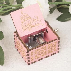 1Pcs Handy Music box Gifts for happy birthday wooden Randomly Shape (Random Color) (C)-B0DJN54JYW