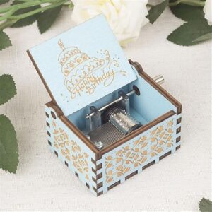 1Pcs Handy Music box Gifts for happy birthday wooden Randomly Shape (Random Color) (C)-B0DJN54JYW