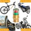 Eye Alert Car Tire Pressure Monitor Valve Stem Cap Sensor Indicator - Golden Set of 4 Pieces-B0FGWV9L2F