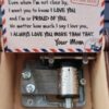 Music Box 1PCs To My Daughter from Mom Manual Music Box Gifts Happy Box- Color Edition-B0FHPXD1YP