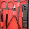 18pcs Nail Clipper Kit Nail Care Set Pedicure Scissor Tweezer Ear pick Manicure Set Tool with Deluxe Carrying Case Black-B0FG7DK63G