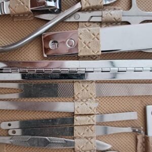 21pcs Nail Clipper Kit Nail Care Set Pedicure Scissor Tweezer Ear pick Manicure Set Tool with Deluxe Carrying Case-B0FG72L32P