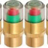 Eye Alert Car Tire Pressure Monitor Valve Stem Cap Sensor Indicator - Golden Set of 4 Pieces-B0FGWV9L2F