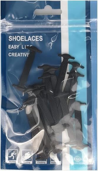 14pcs/Lot Shoes Accessories Elastic Silicone Shoelaces Elastic Shoelace Creative Lazy Silicone Laces No Tie Rubber Lace-B0FGXDCXQJ