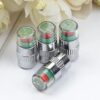 Car Tire Pressure Indicator Tire Pressure Gauge Indicator Alert Monitoring Valve Cap Sensor External Valve Detection (4)-B0FH4H76KF