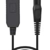 [1 Pcs ] AC Power Adapter Charger for HQ8505 HQ6 HQ7 HQ8 HQ9 RQ S5000 Electric Shaver EU (Only Cable (B))-B0FGWTVVLF