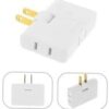 Three Converter 180 Degree Rotation Extension Plug Wireless Outlet Travel Adaptor Light Socket In Japan Canada - (Standard: US Plug, Color: Random)-B0FLVZJSYL