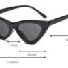 Men's Fashion Women's Luxury Cat Eye Sunglasses Triangle Vintage Design UV400 Sun Glasses Unisex Classic Small Outdoor Goggle Shades-B0FL878Q1Z
