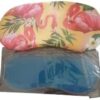 Flamingo Print Sleep Mask with Cooling Gel Insert – Yellow Tropical Design-B0FMQ4Y6KS