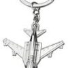Metal Airbus Airliners Fighter Jet Plane Warplane Helicopter Airplane Keyring 3D Bomber Aircraft Keychain Warcraft Key Chain-B0FKWMK7BG