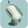 -Soap Dish with Draining Tray for Shower Bathroom ment green-B0FNK7FLBB
