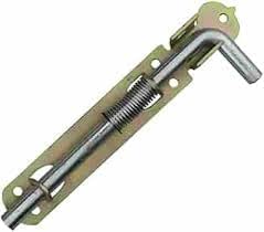 Adjustable Metal Zipper Bolt with Lock (10 cm) - B0FKTJBK47