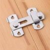 Door Bolts Hasp Latch Lock Sliding Door Lock Stainless Steel A Type Latch For Casement Cabinet Fitting With 4 * Screws (10 Pcs)-B0FMXRJ86P