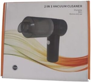 2-in-1 Portable Vacuum Cleaner – USB Rechargeable Compact, Lightweight & Powerful – Ideal for Home and Car UseB0FN4L3T95