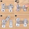 Door Bolts Hasp Latch Lock Sliding Door Lock Stainless Steel A Type Latch For Casement Cabinet Fitting With 4 * Screws (10 Pcs)-B0FMXRJ86P