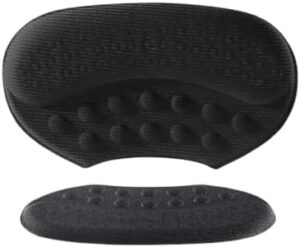 1Pair Shoe Pads for High Heels Anti-wear Foot pads Heel Protectors Womens Shoes Insoles Anti-Slip Adjust Size Shoes Accessories (Black, one size)-B0FMYM3ZH2