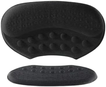 1Pair Shoe Pads for High Heels Anti-wear Foot pads Heel Protectors Womens Shoes Insoles Anti-Slip Adjust Size Shoes Accessories (Black, one size)-B0FMYM3ZH2