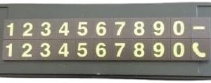 Product Description: Temporary Parking Phone Number Plate-B0FMRNFTNC