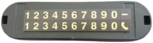Product Description: Temporary Parking Phone Number Plate-B0FMRNFTNC