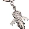 Metal Airbus Airliners Fighter Jet Plane Warplane Helicopter Airplane Keyring 3D Bomber Aircraft Keychain Warcraft Key Chain-B0FKWMK7BG