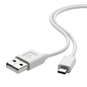 Micro USB Cable [6FT/1.8M] - Fast Charging & High-Speed Data Sync Cord - Durable Braided Android Charger Compatible with Samsung, Kindle, PS4 Controller, and More (White, 100cm)-B0FLXKG893
