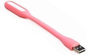 Flexible USB LED Light – Portable and Convenient Lighting for Laptops, Power Banks & More – Pink 1pcs-B0FMRMQBYC