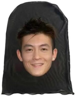 New 3D Printed Kanye Mask Drake Elastic Mesh Full Face Mask for Unisex Cosplay Headwear Party Simulation Balaclava Hat Headgear-B0FL174KYM