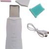 -Ultrasonic Facial Skin Scrubber – 3 Modes + 2 Silicone Brushes + USB Charger-B0FKH59ZGY