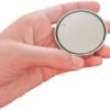 High-Quality Dual Round Mirrors – Crystal Clear Reflection – 2 Pieces with Protective Plastic Case-B0FMRRFTX9