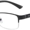 Men's Vintage Business Photochromic Myopia Glasses Half Frame Metal Blue Light Blocking Eyewear Classic UV Shades Sunglasses نظارات قصر النظر الشمسية متغيرة اللون في الشمس-B0FL9VXQPB