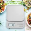 - Electronic Kitchen Scale – Digital Food Scale with LCD Display, Tare Function & High Precision Sensors 5 KG - 20X15Cm-B0FMTS67Q9