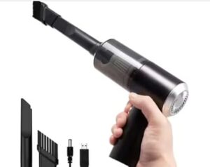 2-in-1 Portable Vacuum Cleaner – USB Rechargeable Compact, Lightweight & Powerful – Ideal for Home and Car UseB0FN4L3T95