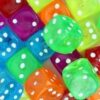 Mini Acrylic Beads 8mm Beads for Jewelry Making Bracelets Necklaces Earrings Key Chains Accessories DIY Crafts Valentine Christmas Birthday Gifts Mixed Color (Dice) (100 Pcs - Mix)-B0FKN51Y24